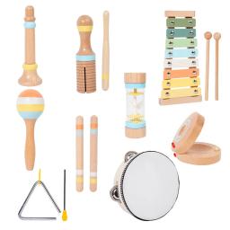 Instrumentos de Percussão de Madeira, Brinquedos Musicais Montessori, Brinquedos Educativos, Música Interativa, Brinquedos Pré-Escolar, Criança - Image 5