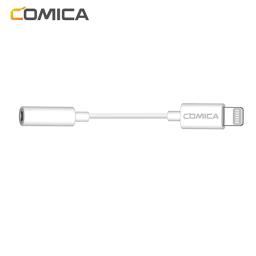 Comica-CVM-SPX-MI Audio Cabo Adaptador, TRRS para Lightning, transmissão de dados duplex, cabo de som para microfone, 3,5mm - Image 2