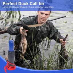 Pato chama apito para adultos, faisão chamada, som realista, Quack Caller, chamarizes para a caça Acessórios - Image 3
