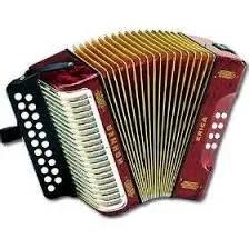 Hohner-Acordeão Diatônico, Limpo, Original, ERICA, Chave de GC - Image 1