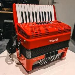 MEGA COMÉRCIO-Roland V-Acordeão, FR-8X, Acordeão Eletrônico Preto, Preço de Atacado - Image 1