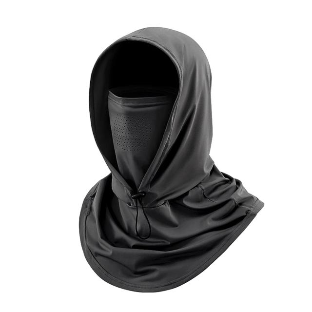 Chapéu de Sol com Proteção Facial Completa e Tecnologia Ice Silk para Esportes ao Ar Livre