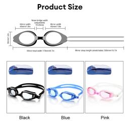Óculos de Natação Ópticos Óculos de Natação Míope Homens Mulheres Miopia Piscina Earplug Waterproof Swim Eyewear Anti Fog Proteção UV - Image 6