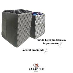 Kit 2 Casinha Pet: Colorida Pequena, Preta Média: Caminha Para Cachorro e Gato, Cama e Casa em Suede + Almofada Confortável - Image 5