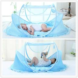 Acolchoado Portátil Bebê Mosquiteiro Mini Berço Proteção Dengue Mosquito - Image 1