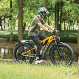 PULUMA-Bicicletas elétricas com pneu gordo, E-bike, motocicleta, 48V, 20Ah, potência máxima, motor 3000W, 55 kmph, VTT, 26x4, 0 - Image 2
