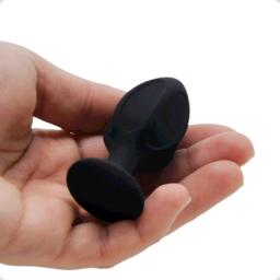 Plug Anal Pequeno em Silicone com Textura de Relevo - Image 3
