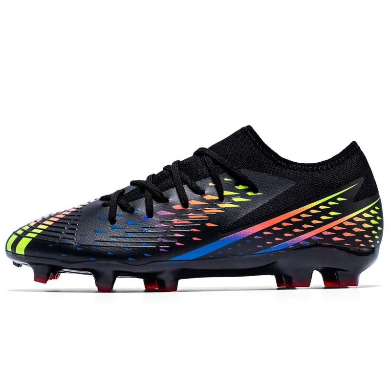 Botas de futebol profissional de treinamento de grama, sapatos de futebol baixos masculinos, chuteiras ultraleves FG TF 2024 - Image 1
