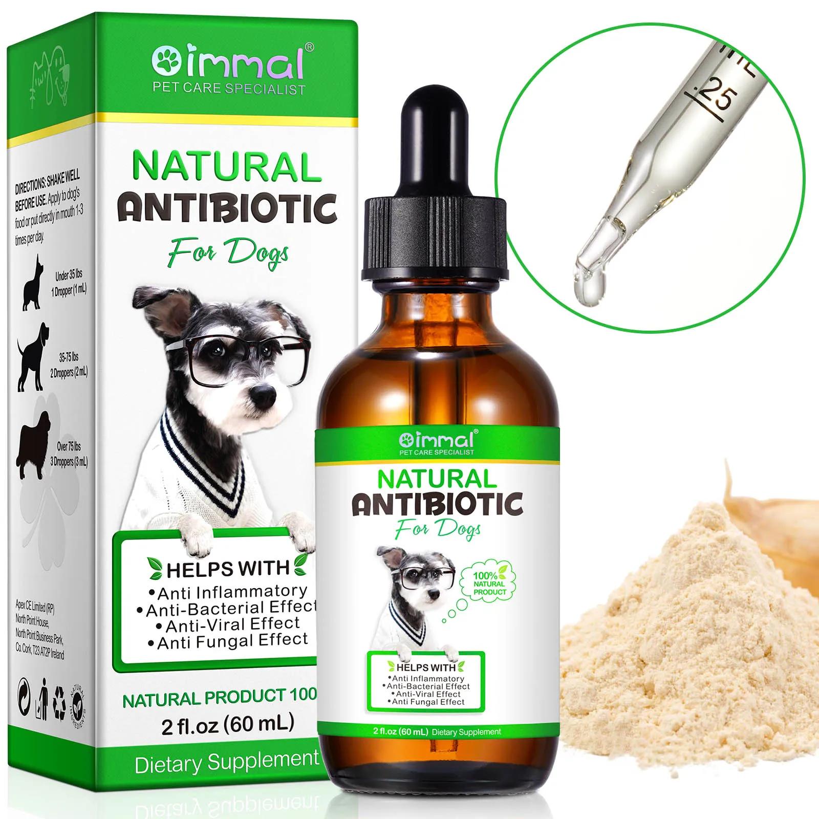 Antibióticos Naturais para Cães que Apoiam o Alívio de Alergias e Coceiras com Ajuda Multivitamínica Anti-inflamatória Bacteriana Viral Fúngica - Image 1