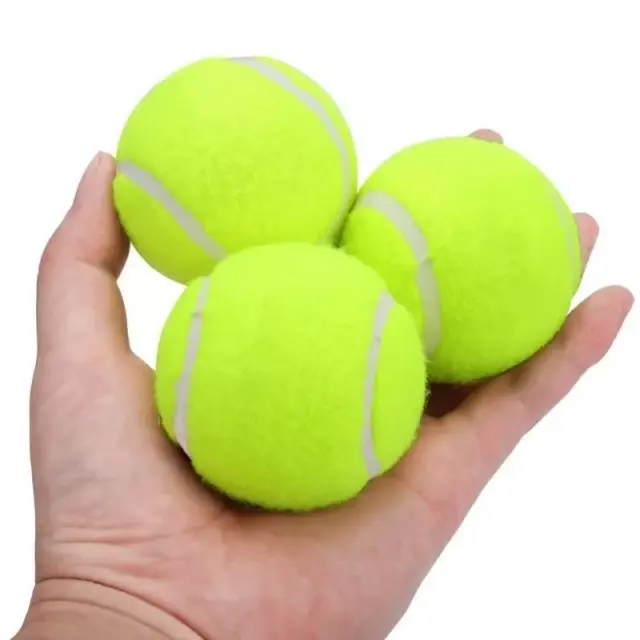 Kit de 3 Bolas de Tênis Super Flexíveis para Treinamento em Clube - Marblue