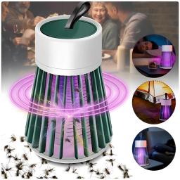 Lâmpada Elétrica Mata-Mosquitos Com Luz UV Usb Recarregável Armadilha Para Insetos Portátil - Image 1