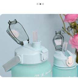 KIT 3 GARRAFAS 2Litros 900ml 300ml Squeeze Fases Motivadoras Adesivos 2D 3D - Image 5