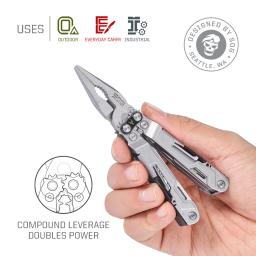 SOG PowerPint Multiferramenta tática 18 em 1 com alicate dobrável e faca - Equipamento EDC compacto para acampamento ao ar livre, sobrevivência e caminhada - Image 2