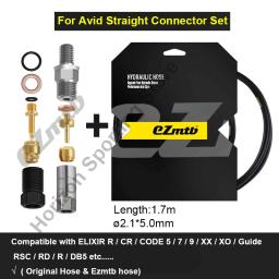 Mangueira de freio a disco hidráulico ezmtb, para shimano magura sram avid mtb, bicicleta de estrada, 4 camadas, tubo de óleo, kit de inserção de conexão de oliva - Image 4