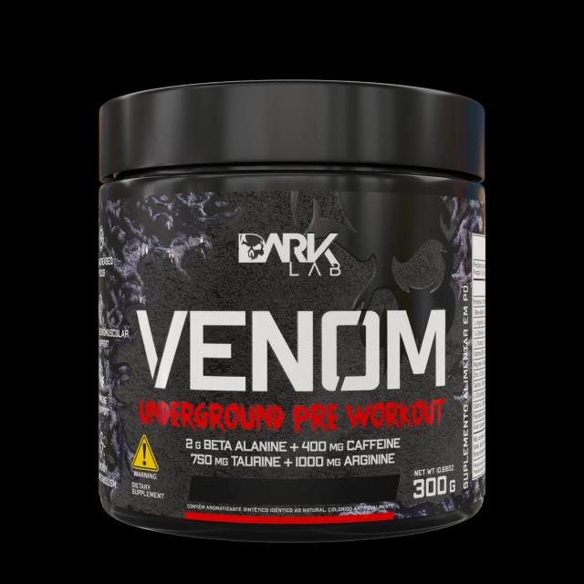 Underground Pré Workout Venom 300g Dark Lab - Energia e Foco Máximos