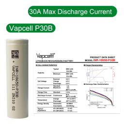 Bateria recarregável Vapcell-INR-18650-P30B Li-ion, 30A 3000mAh 3.7V, 18650, Novidades - Image 4