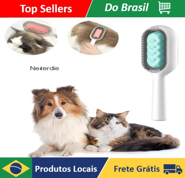 Escova Removedora de Pelos para Gatos e Cães - Ideal para o Seu Pet na Neverdie Store