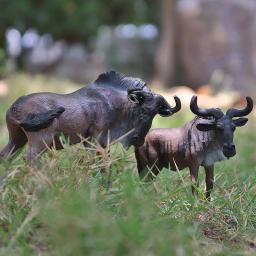 Simulação Javali Selvagem Okapi Gnu Africano Animal Figuras de Ação, Floresta Babirusa, Vida Selvagem Figurinhas, Brinquedo do miúdo Presente - Image 2
