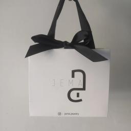Sacos de presente com o seu logotipo, luxo Fita Handle, Boutique Compras Embalagem, Personalizado Impresso, Euro Tote Papel - Image 5