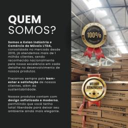 Kit 3 Prateleira J Nicho Parede Mdf Branco Sala Quarto Cozinha Decoração  PRETO / BRANCO - Image 4