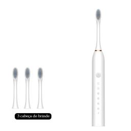 Escova de dente elétrica 6 modos de trabalho Recarregável Qualidade - Image 1