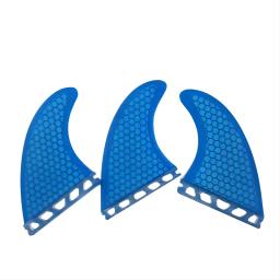 Tri Surf Fins com Honeycomb Fibreglass, Acessórios Fin Surfboard, Esportes Aquáticos, Prancha de Surf, 3pcs - Image 3