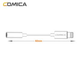 Comica-CVM-SPX-MI Audio Cabo Adaptador, TRRS para Lightning, transmissão de dados duplex, cabo de som para microfone, 3,5mm - Image 6