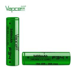Alta qualidade vapcell f34 3400mah inr18650 10a 3.6v li-ion recarregável substituição 18650 35e 3500mah 10a para banco de potência - Image 4