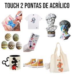 24/36/48/60/80 cores Dupla Ponta Acrílico Touch Branco estampa ZJE - Image 2
