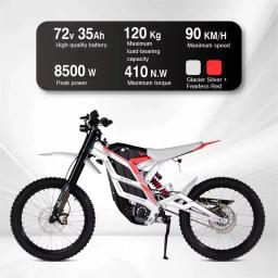 2025 Fornecimento de fábrica 79 bike pro 8500W 74V 90KM/H Offroad Motocicleta E-Dirt Bike Motocicleta elétrica para venda - Image 4
