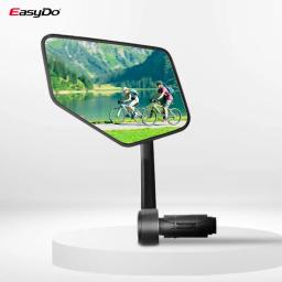 Easydo-espelho retrovisor universal para guidão de bicicleta, durável, ampla gama, ajustável, vidro hd - Image 1