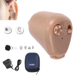 Orelha recarregável Ocultado Aparelho Auditivo, Optimal Volume Ajustável, Amplificador De Fala De Áudio, Ferramentas De Cuidado Da Orelha Idosos - Image 2