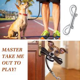 Double Ended Bolt Snap Hooks, Heavy Duty Trigger Chain, Marine Grade Metal Clips para Uso Agrícola, Water Bucket, Dog Leash, Horse Tack, Chain - Image 3