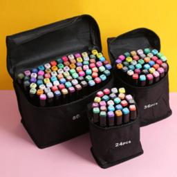 Caneta Vem com Ponta, Marcadora De Cabeto, Combinador Dual, Impresso na venda, 24, 36, 48, 60 Cores - Image 1