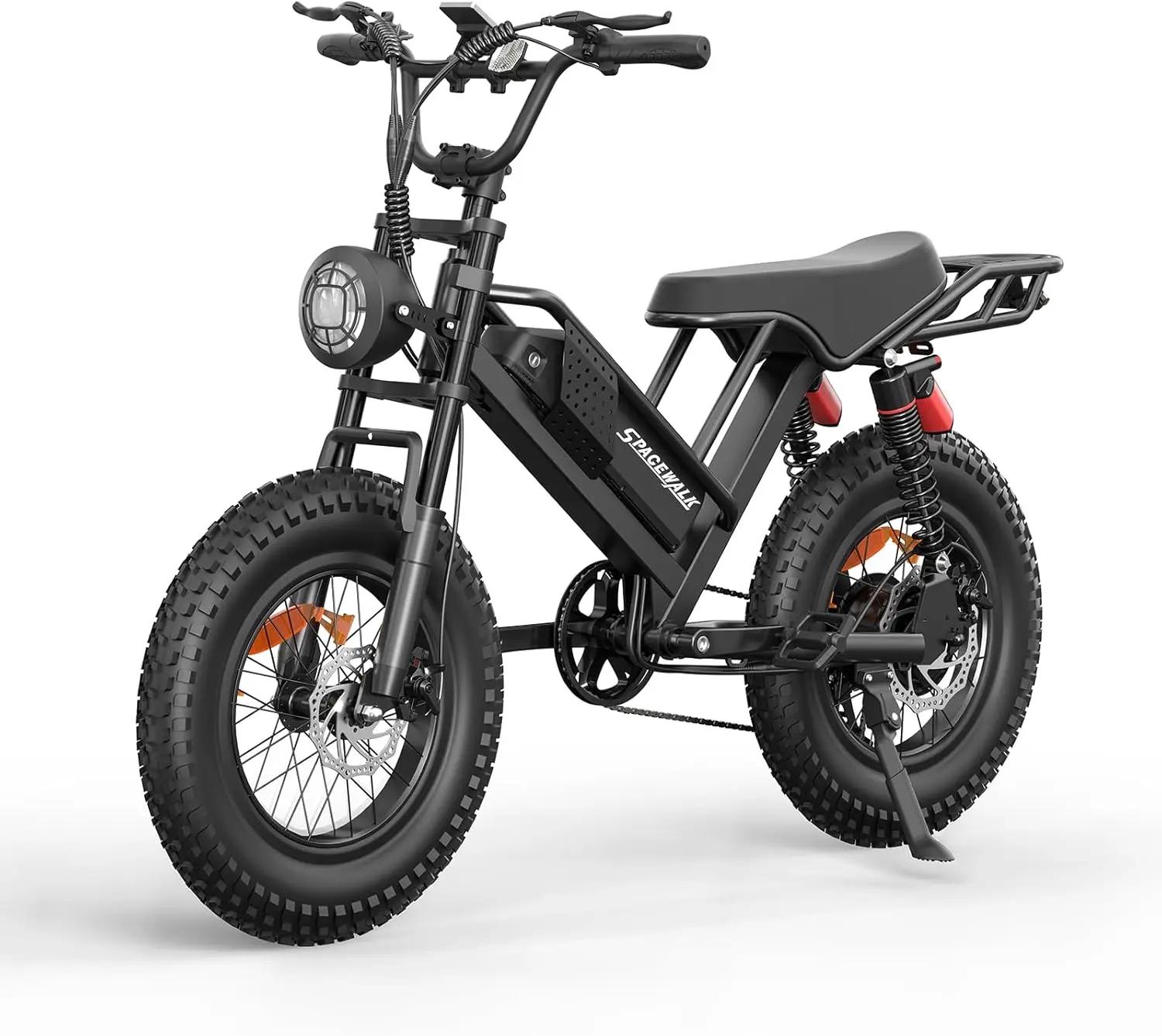 Bicicleta elétrica com pneu gordo, 20in, 250W, 500W, AUTÊNTICO, Qualidade - Image 1