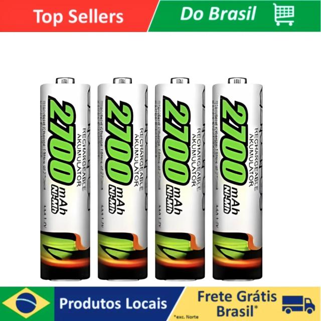 BoxfastTech Pilhas Recarregáveis AAA 2700mAh Duráveis