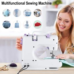 Mini Máquina De Costura Multifuncional Doméstica Composta de 12 Pontos - Image 4