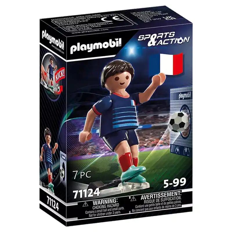 Playmobil-Jogador de futebol France B, brinquedos originais para meninos e meninas, presentes, figuras colecionáveis, bonecas, loja com caixa, novo, homem, mulher, licença oficial, 71124 - Image 1