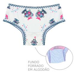 Calcinha Infantil Criança Algodão Estampada Colorida Atacado Revenda Lote Kit 10 Unidades - Image 4