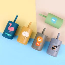 hu copo de treinamento de silicone para bebês, copo para crianças, copo para iniciantes, alimentação prática e aprendizagem, copo de bebida para crianças - Image 4
