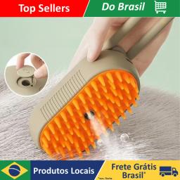 Escova elétrica para cães, Escova de cabelo de gato, Dog Steamer Brush para massagem, Pet Grooming, Removendo os cabelos - Image 1