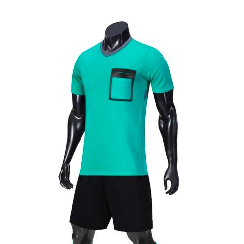 Camisa de Futebol Personalizada Masculina e Infantil - Uniforme de Árbitro e Treinamento 2022
