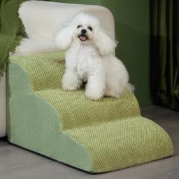 Escada de estimação esponja de alta densidade, degraus para cães, escada de rampa, sofá alto, escada para gatos, cães pequenos e velhos - Image 3
