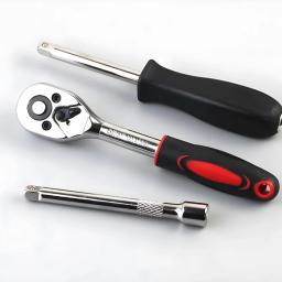 Kit De Ferramentas 46 Peças Chave Catraca Reversível Com Maleta Jogo de Soquete Para Manutenção E Reparo - Image 2