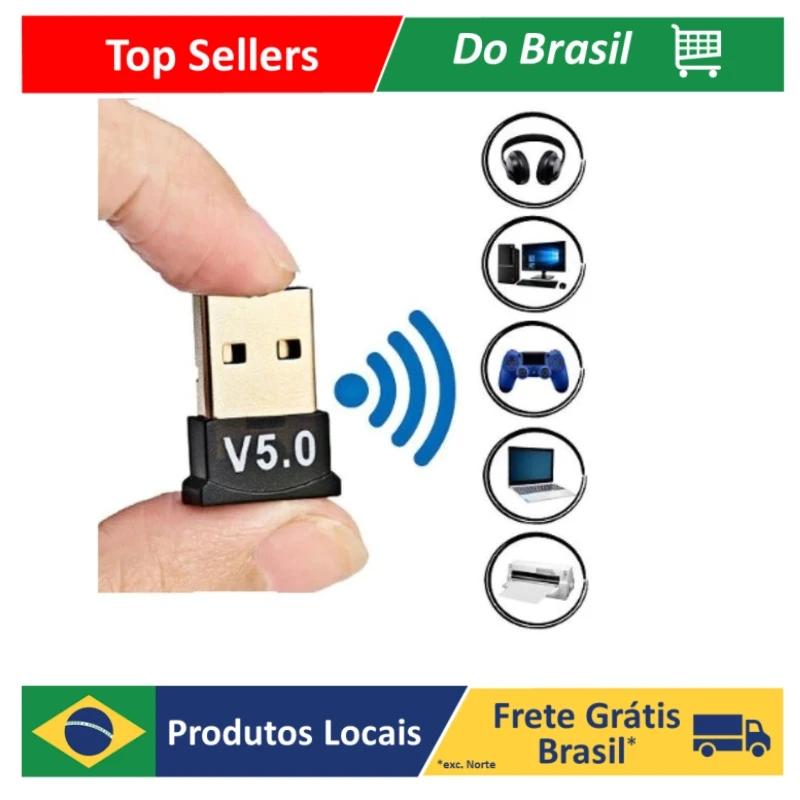 Adaptador E Receptor USB Bluetooth 5.0 Plug usb Transmissor de audio para Notebook - Image 1