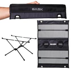 Mesa dobrável portátil ultraleve Alumínio para camping caminhadas montanhismo pesca praia+bolsa Bask - Image 4