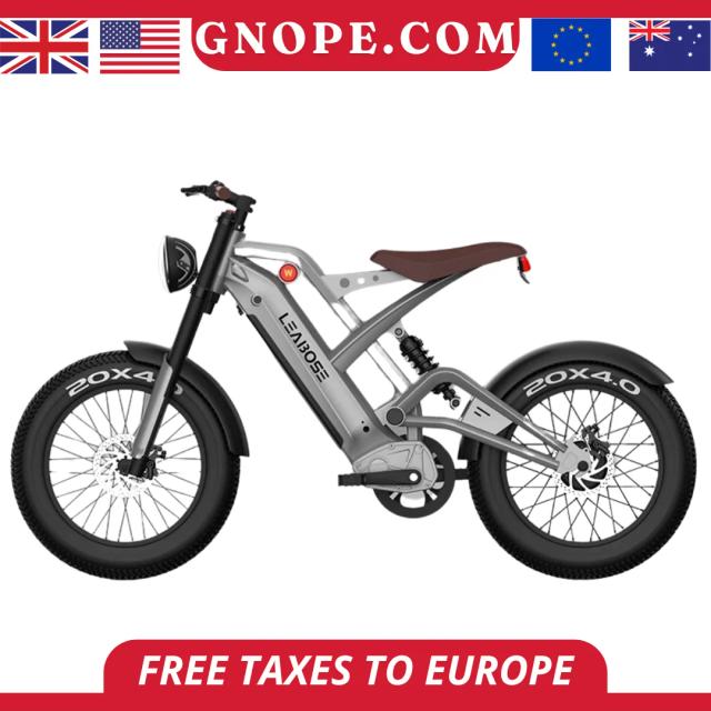 Bicicleta Elétrica Fat Bike 1000W 48V Lazer Urbana