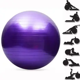 Bola para Exercícios Pilates Suporta até 150 Kg Lorben - Image 5