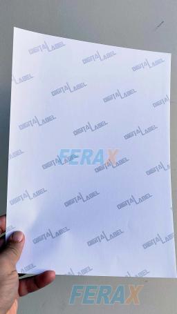 Vinil Adesivo Branco Fosco Ferax - Folhas papel vinil A4 Impressora Jato de Tinta - Pode Resinar - Image 3