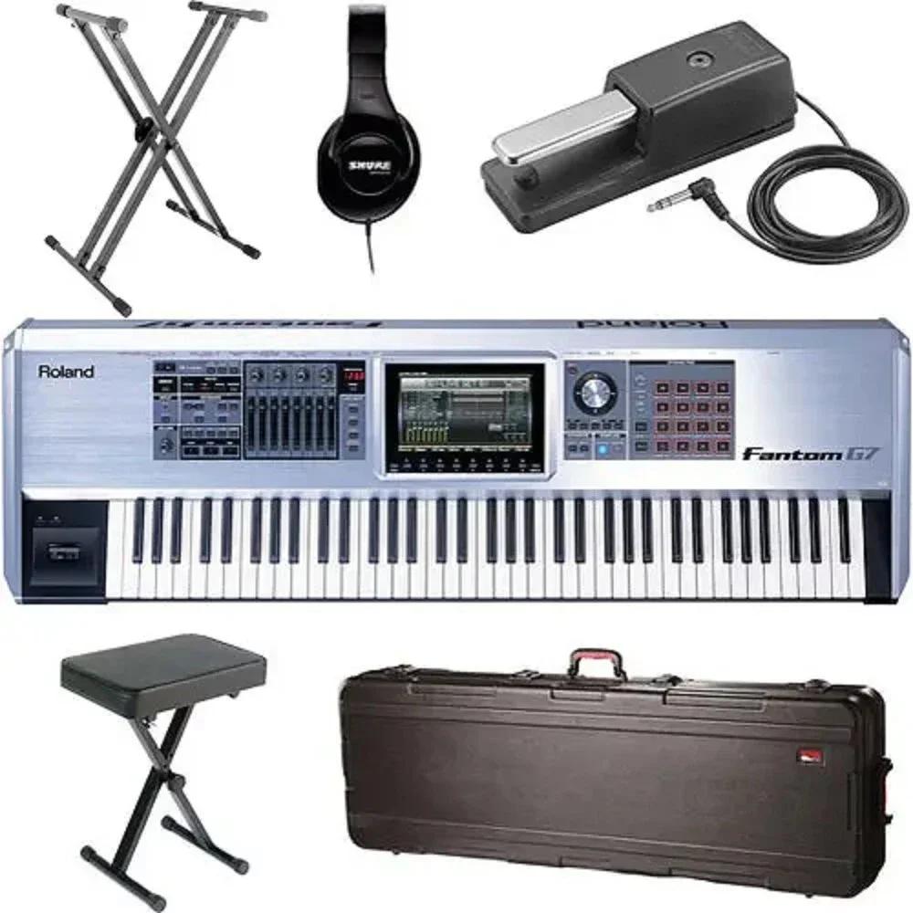 Roland Fantom G7 sintetizador teclado, Music Workstation, 76 teclas, Melhor - Image 1